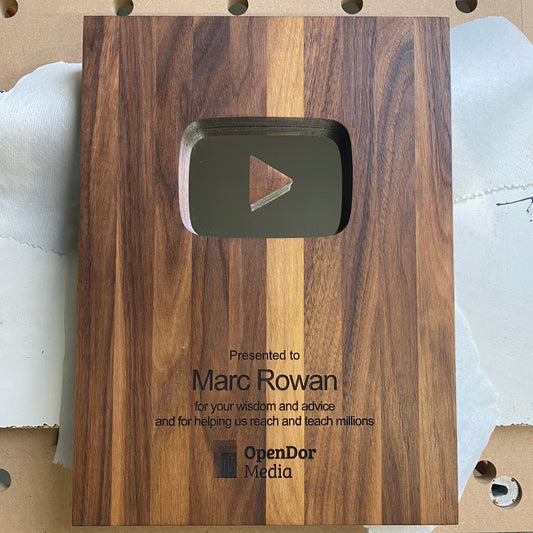 OpenDor Media Custom YouTube Award (both)