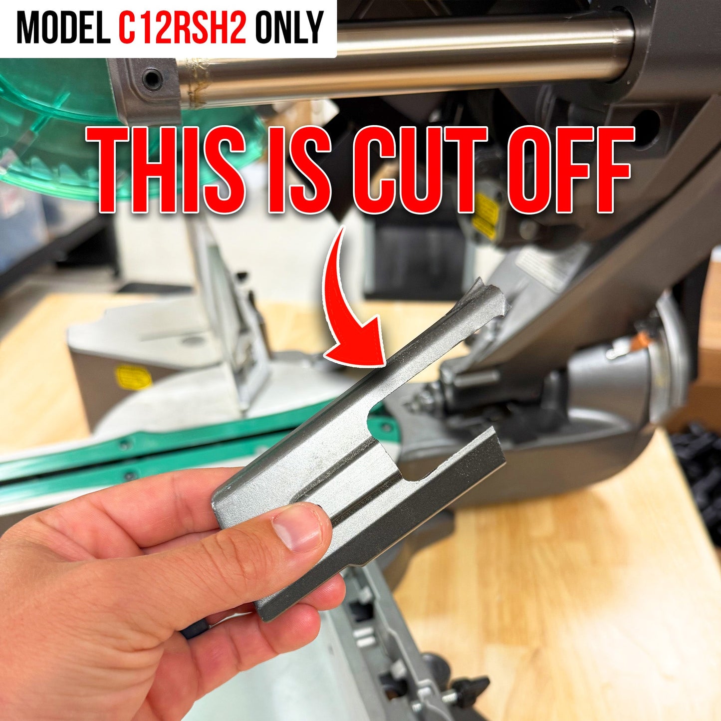 Metabo/Hitachi 12" Miter Saw Dust Collection Chute