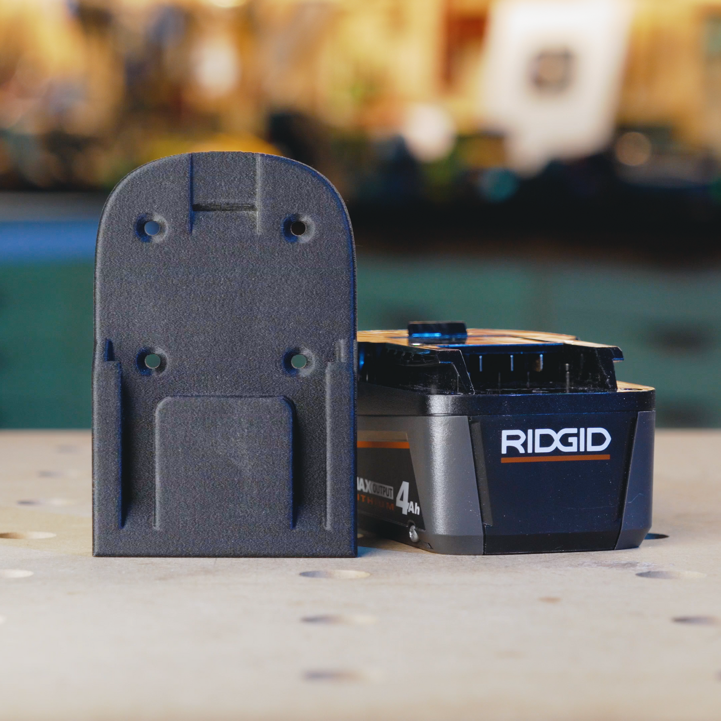 Battery Holder Compatible with Ridgid 18v Battery