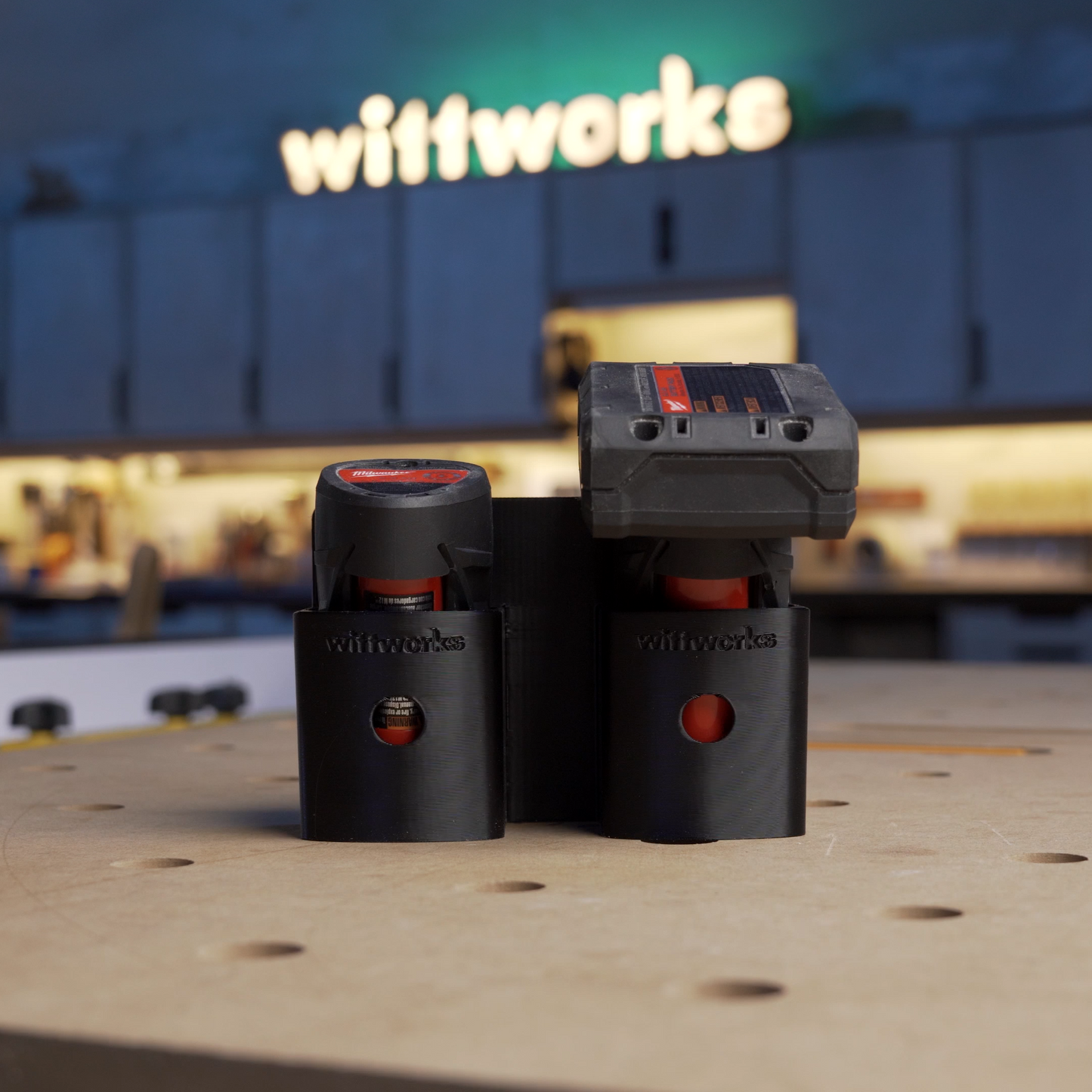 Battery Holder Compatible with Milwaukee 12v Battery