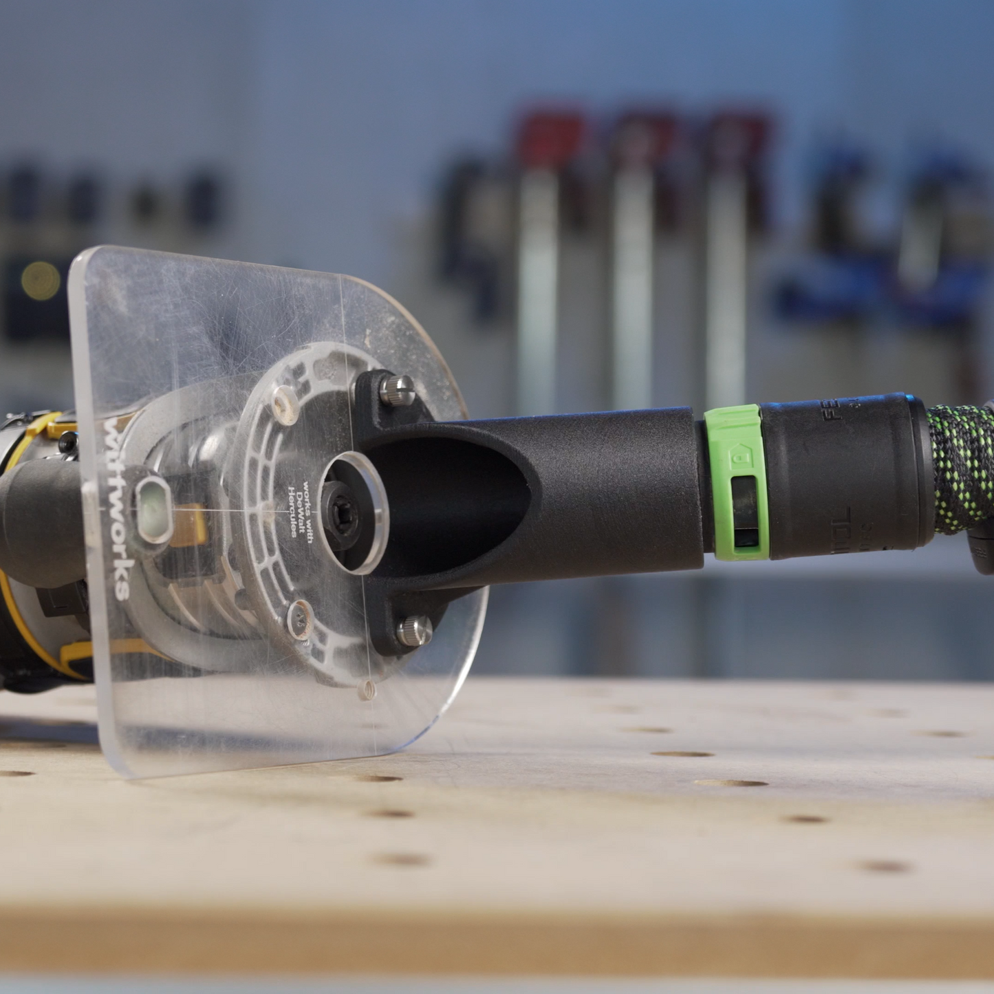 TrimVac Flush Dust Chute Attachment