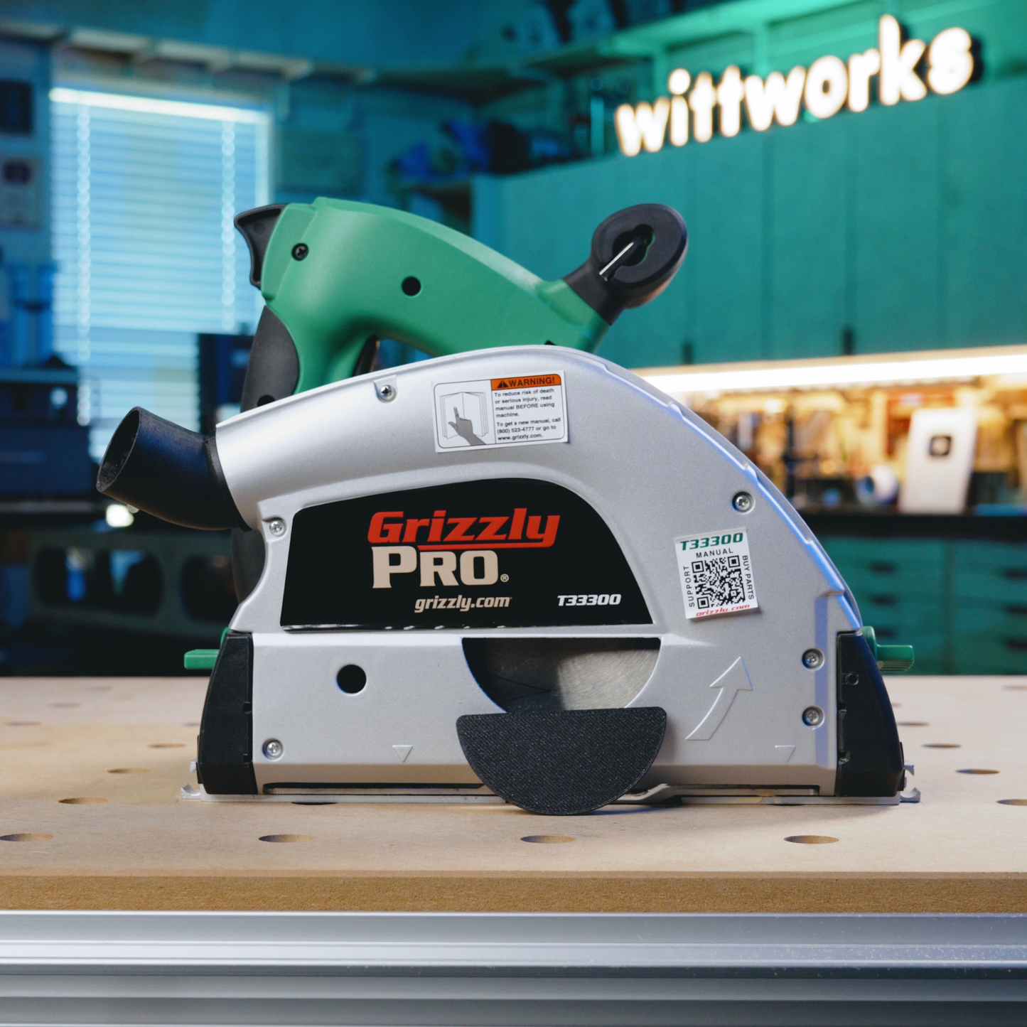 Track Saw Dust Cover Compatible with Grizzly PRO (T33300 - 6-1/4")