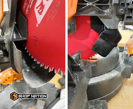 Ridgid Dual Bevel Miter Saw Dust Collection