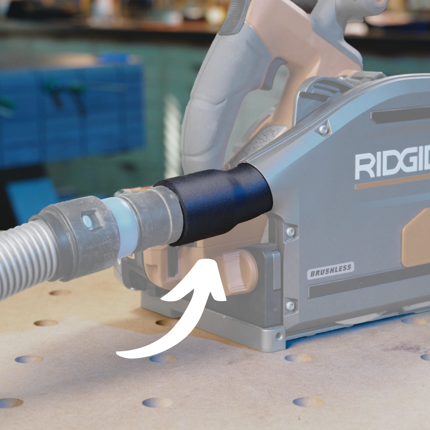 Hose Adaptor for Ridgid Track Saw