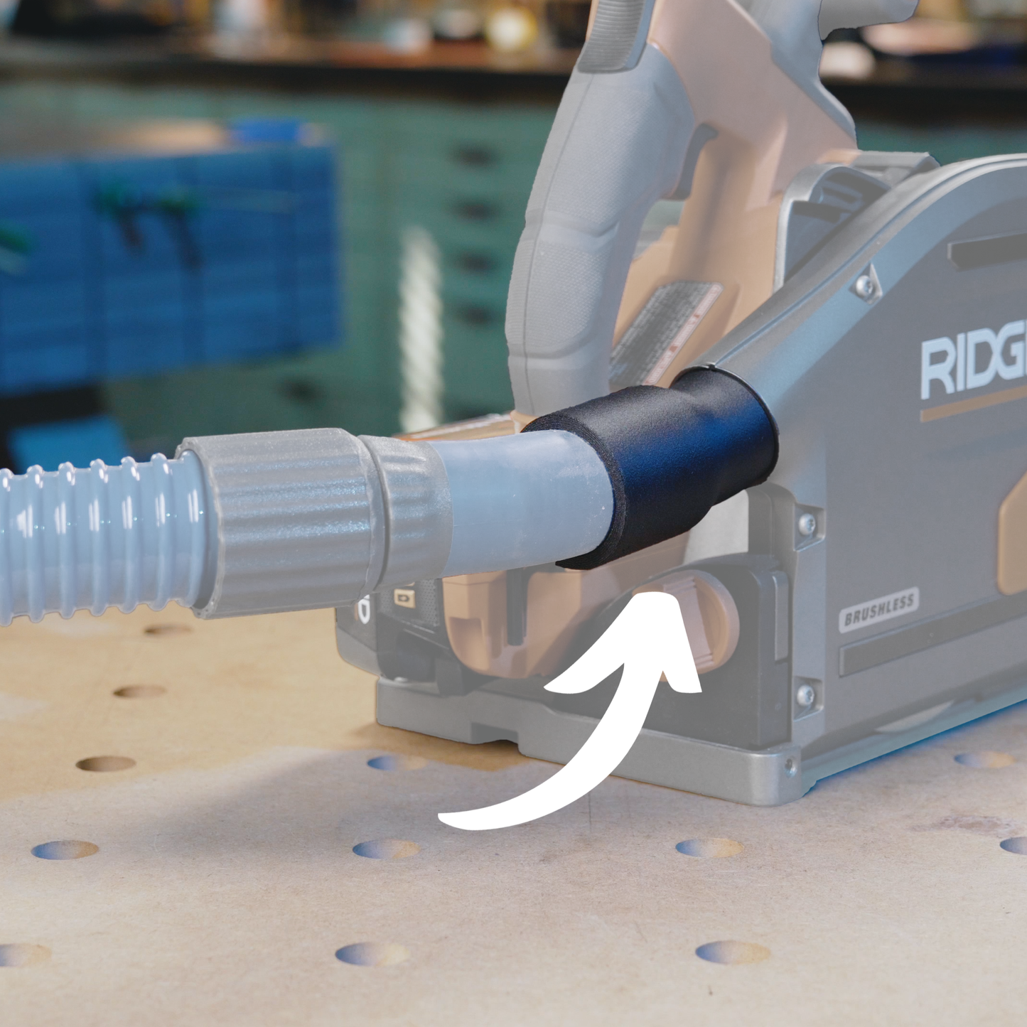 Hose Adaptor for Ridgid Track Saw