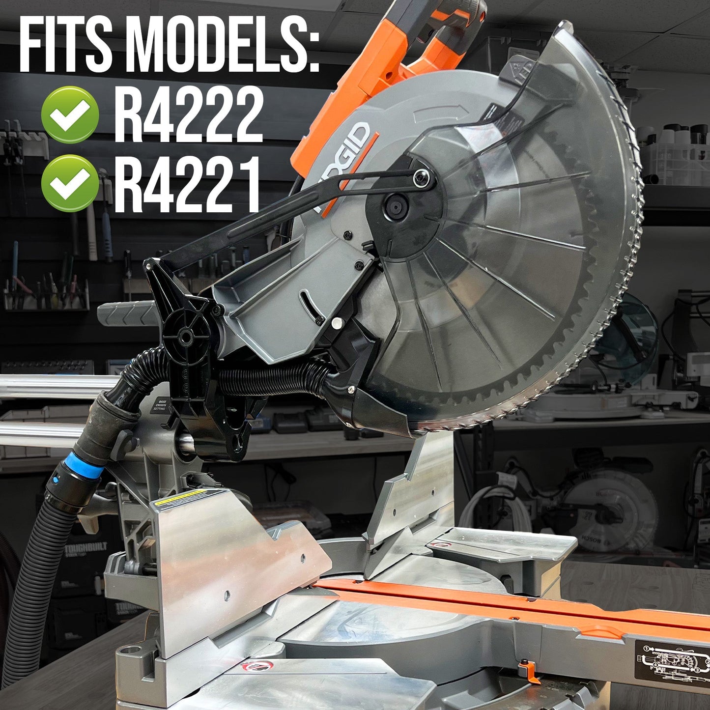 Ridgid 12" Sliding Miter Saw Dust Collection Chute (R4222)