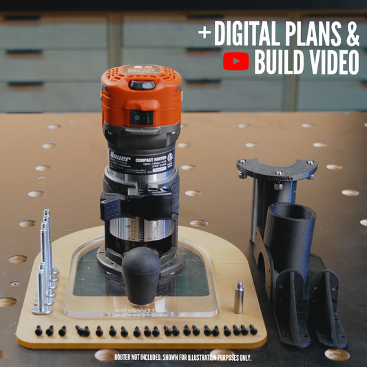 wittPlate Trim Router Base for Bauer