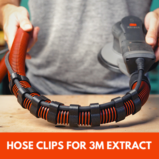 Hose Clips Compatible with 3M Xtract Hose (8 pack)