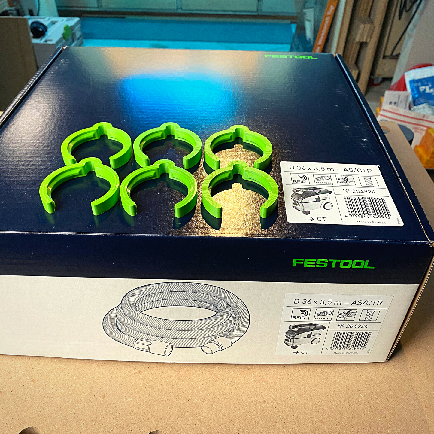 Hose Clips Compatible with Festool Antistatic D36mm Hose