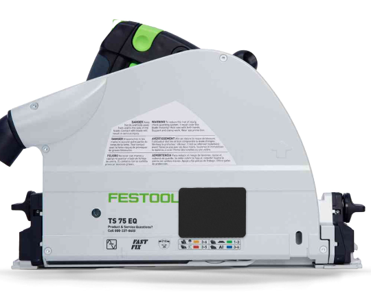 Track Saw Dust Cover for Festool TS75