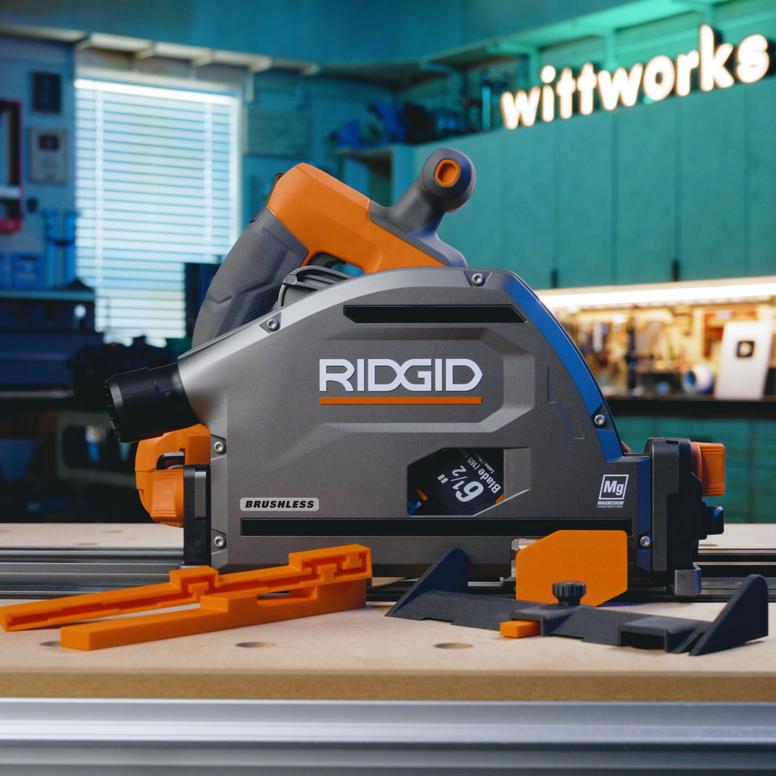 Track Saw Model: RIDGID 18v