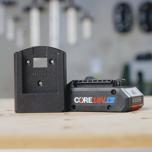 Battery Holder Compatible with Bosch CORE18v Battery