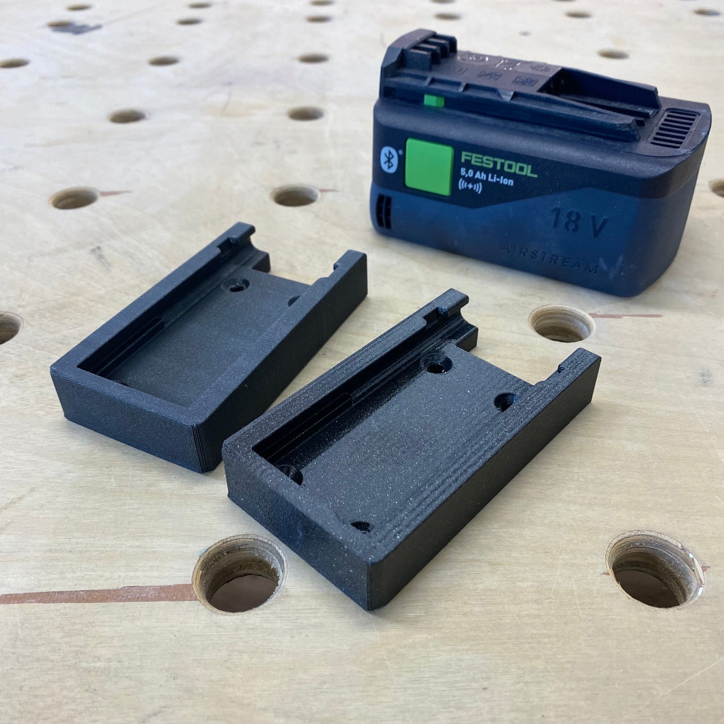 Battery Holder Compatible with Festool 18v Battery (pair)