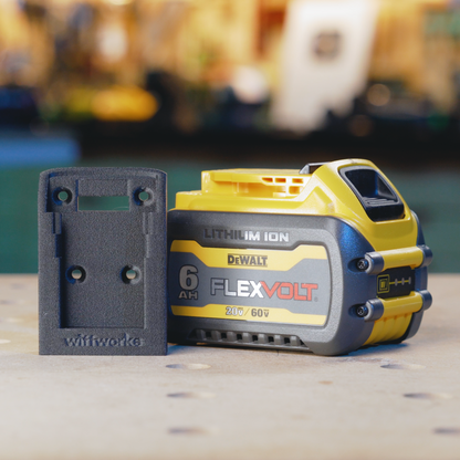 Battery Holder Compatible with DeWalt 20V/60V Battery