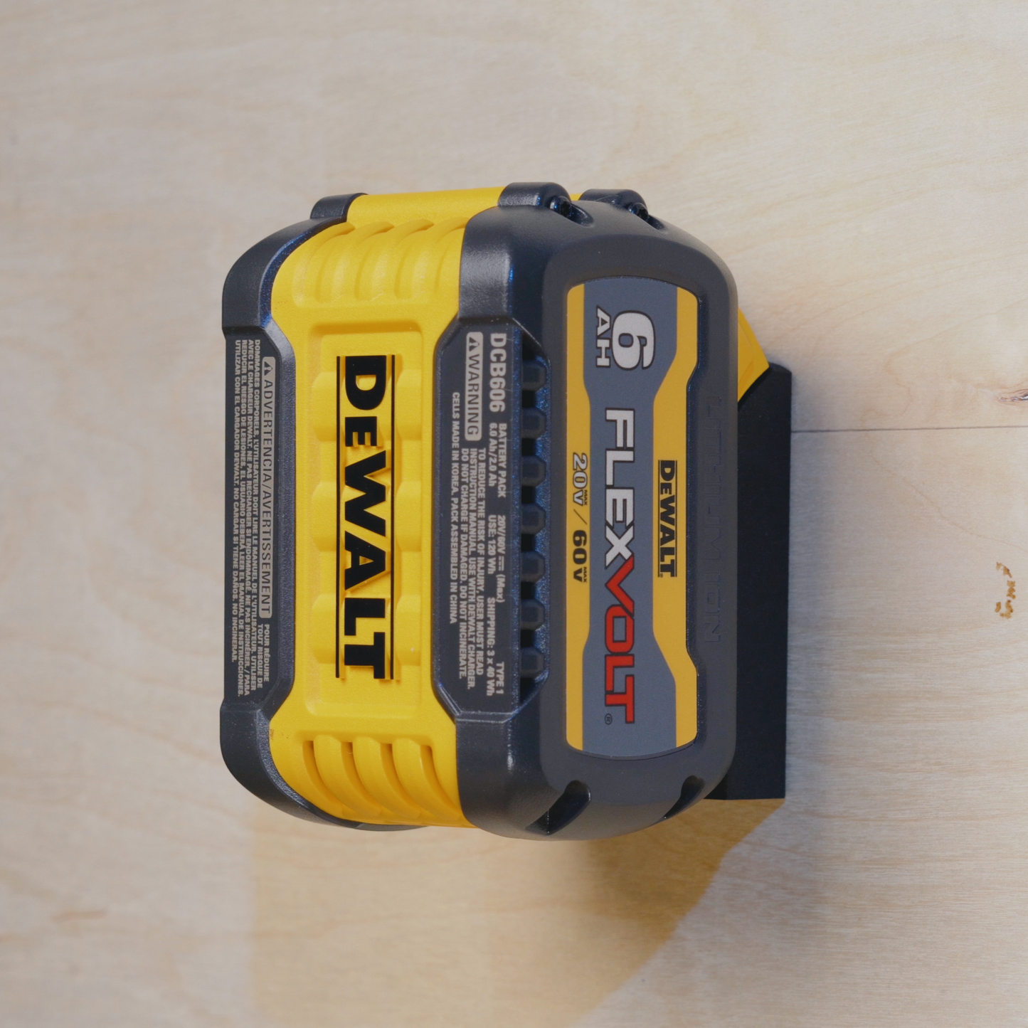 Battery Holder Compatible with DeWalt 20V/60V Battery