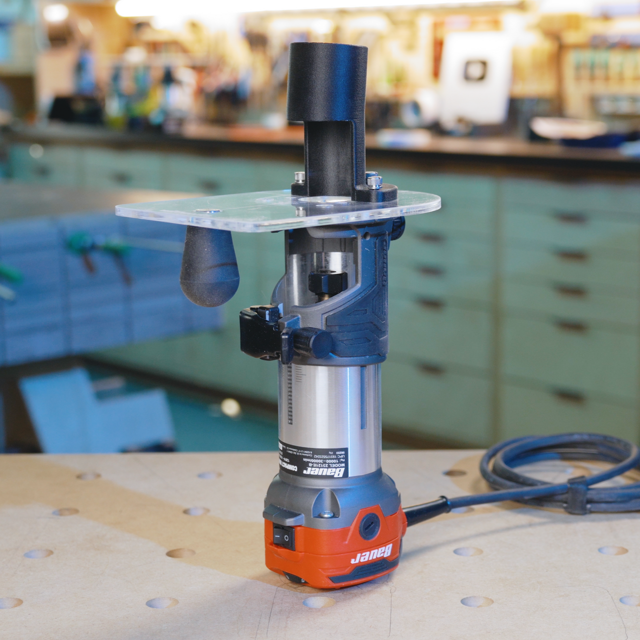 wittPlate for Bauer: Precision Router Base & Dust Collection | Corded ...