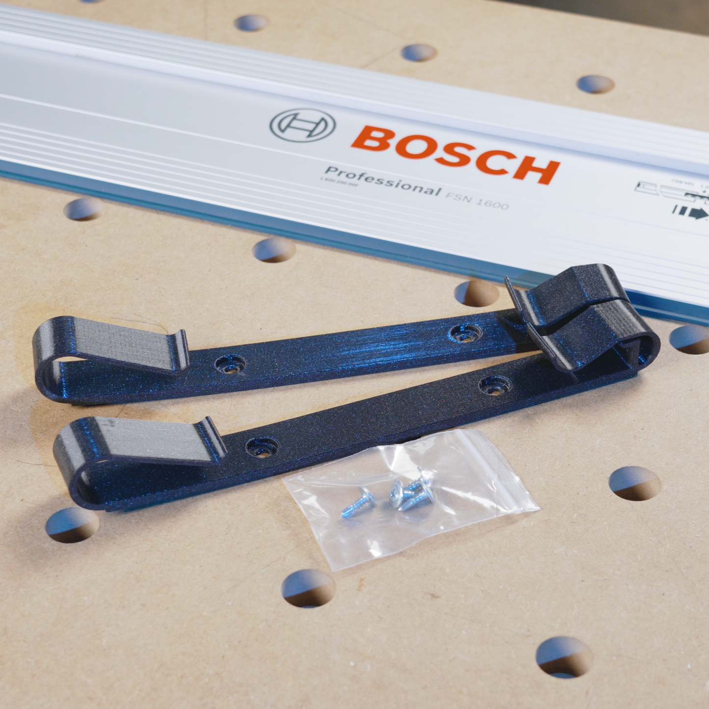 Garage Door/Wall Mount Brackets for Bosch Guide Rails