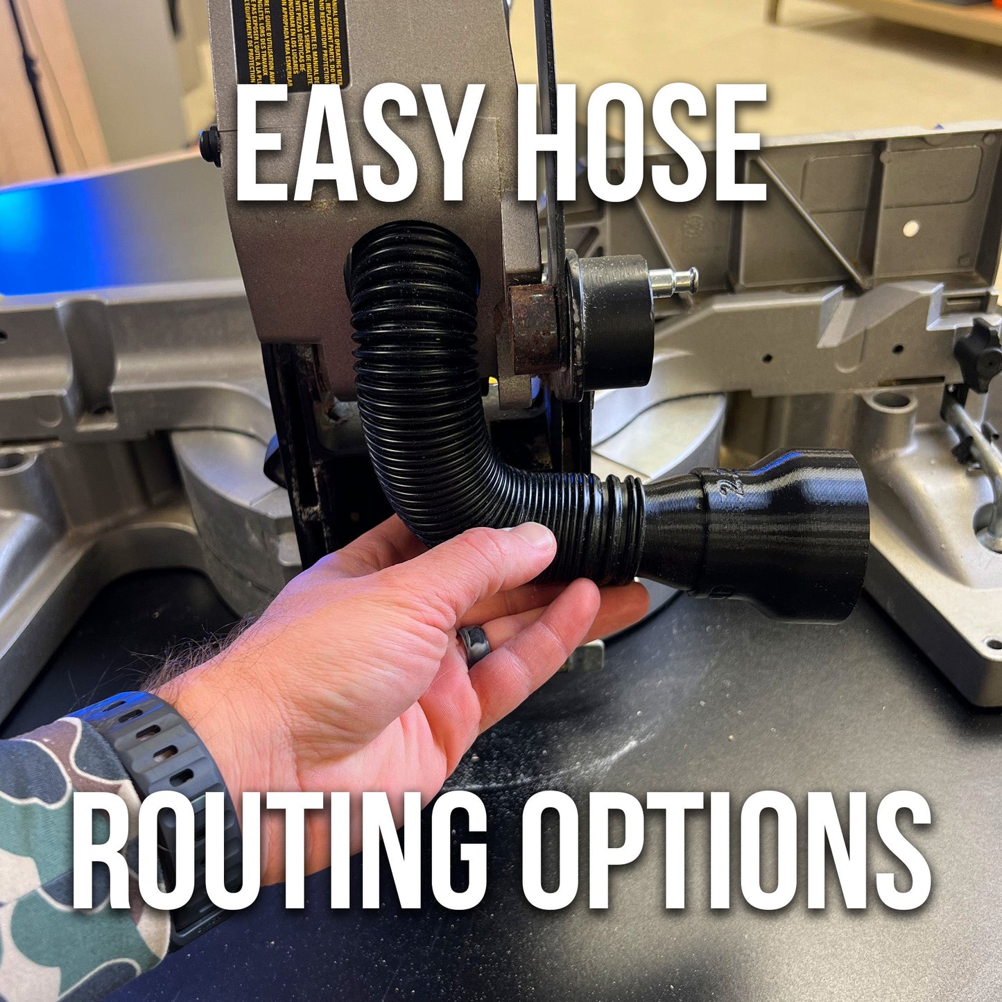 Dewalt DW715/716 12" Non-Sliding Miter Saw Dust Collection