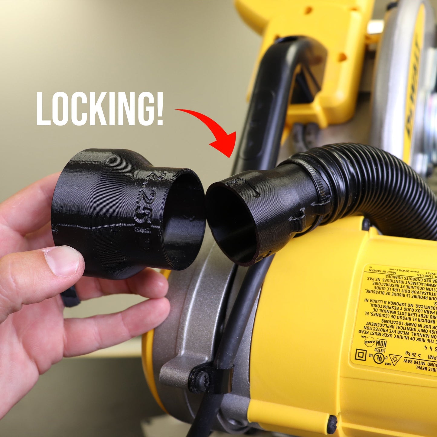 DeWalt DWS779/780 Sliding Miter Saw Dust Collection