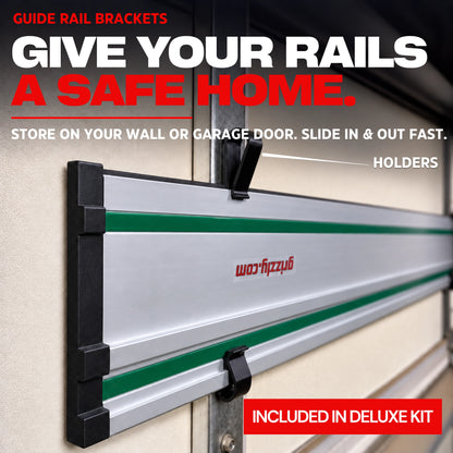 Garage Door/Wall Mount Brackets for Track Saw Guide Rails