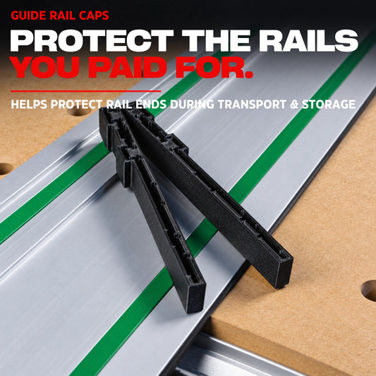 Guide Rail Protection Caps Compatible with Grizzly Track