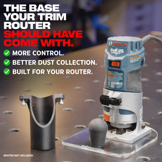 wittPlate Trim Router Base for Bosch PR20EVS