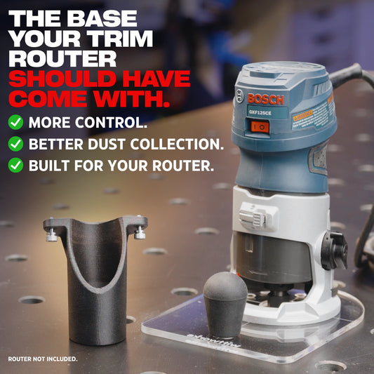 wittPlate Trim Router Base for Bosch GKF125