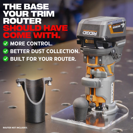 wittPlate Trim Router Base for Ridgid