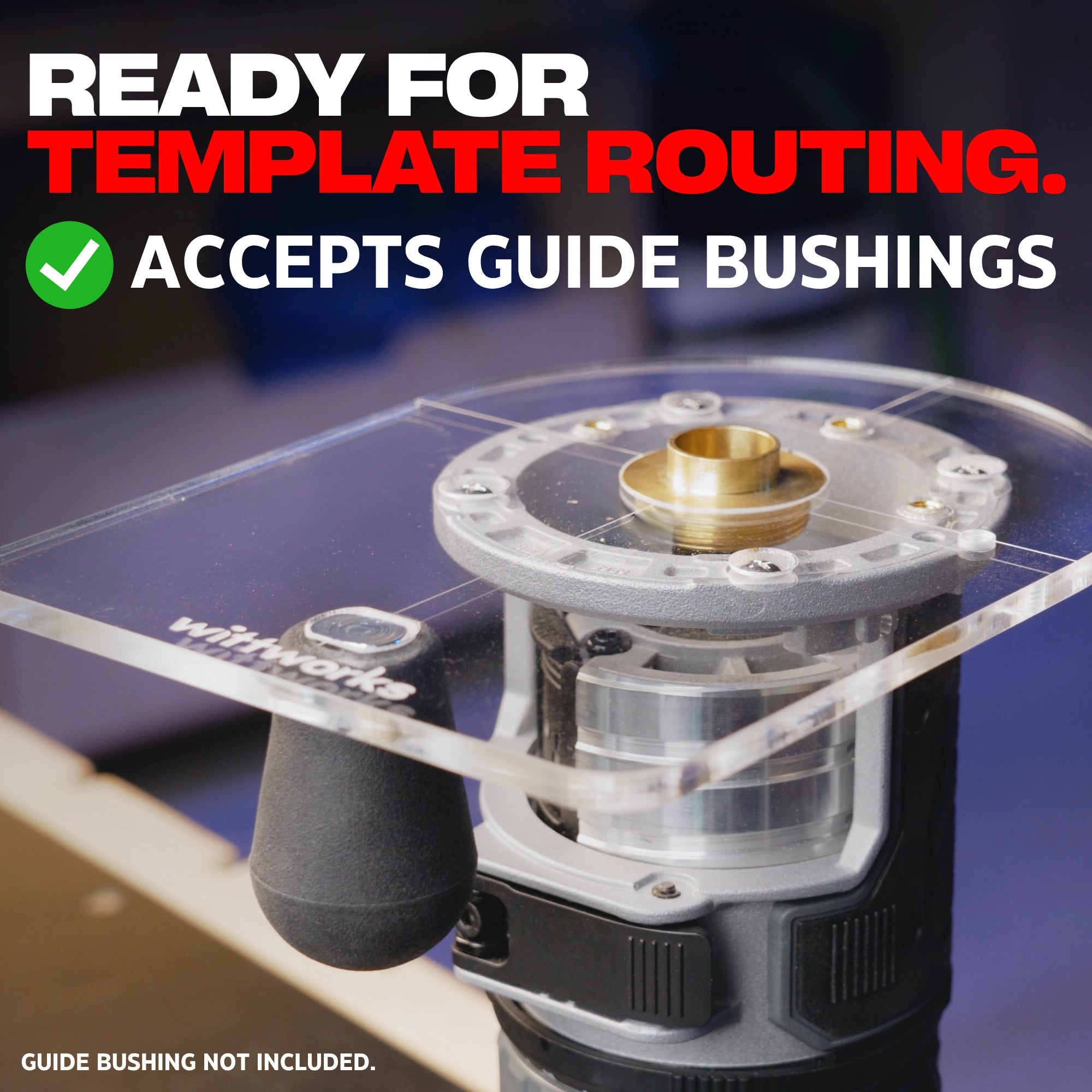 wittPlate Trim Router Base