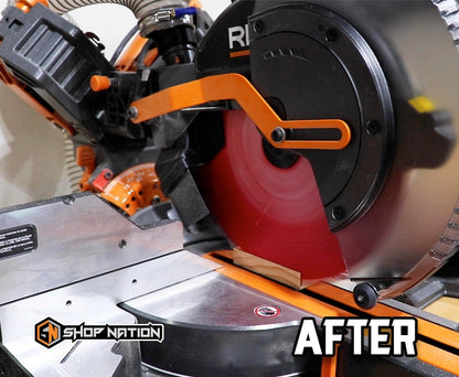 Ridgid Dual Bevel Miter Saw Dust Collection