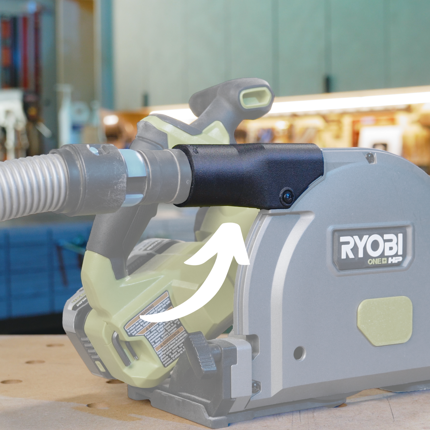 Hose Adaptor for Ryobi Track Saw