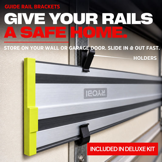 Garage Door/Wall Mount Brackets for Ryobi Guide Rails