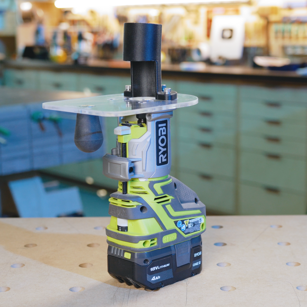 Ryobi Router Sub Base wittPlate for Ryobi: Precision Router Base & Dust Collection | PCL424B ...