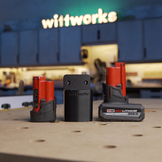 Battery Holder Compatible with Milwaukee 12v Battery