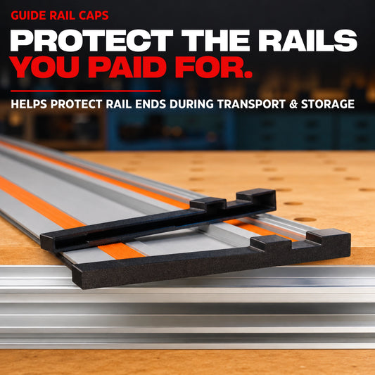 Guide Rail Protection Caps Compatible with Wen Track