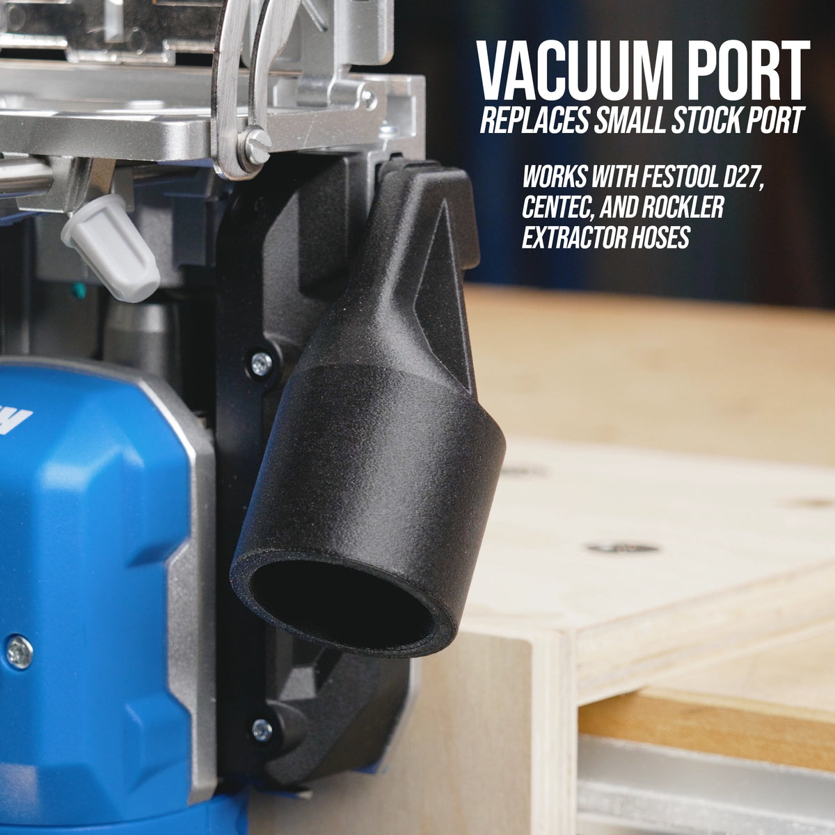wittGrip for Kreg Edge + Replacement Vacuum Port Bundle