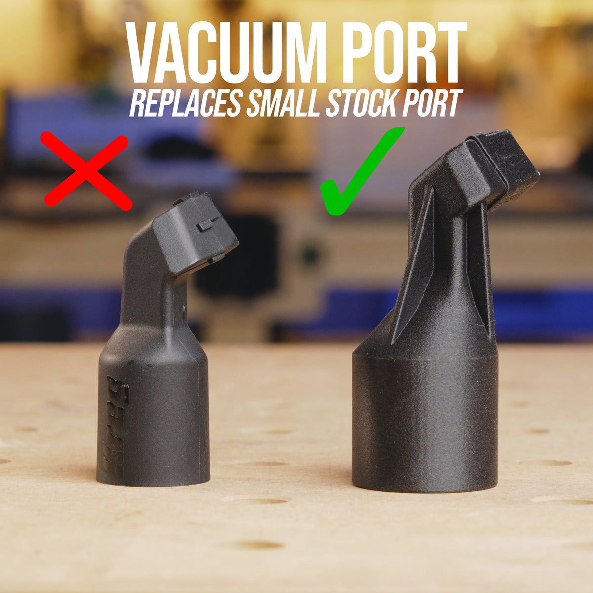wittGrip for Kreg Edge + Replacement Vacuum Port Bundle