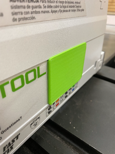 Track Saw Dust Cover for Festool TS75