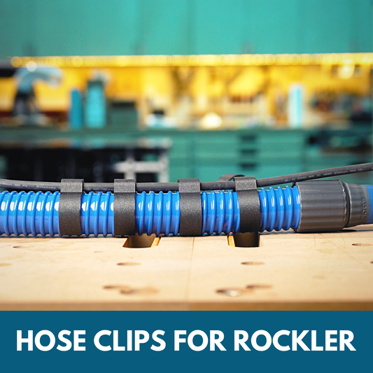 Hose Clips Compatible with Rockler FlexiPort 12' Fixed Hose